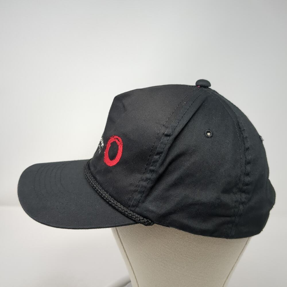 Lucent Technologies Slideback Rope Hat Black One … - image 3